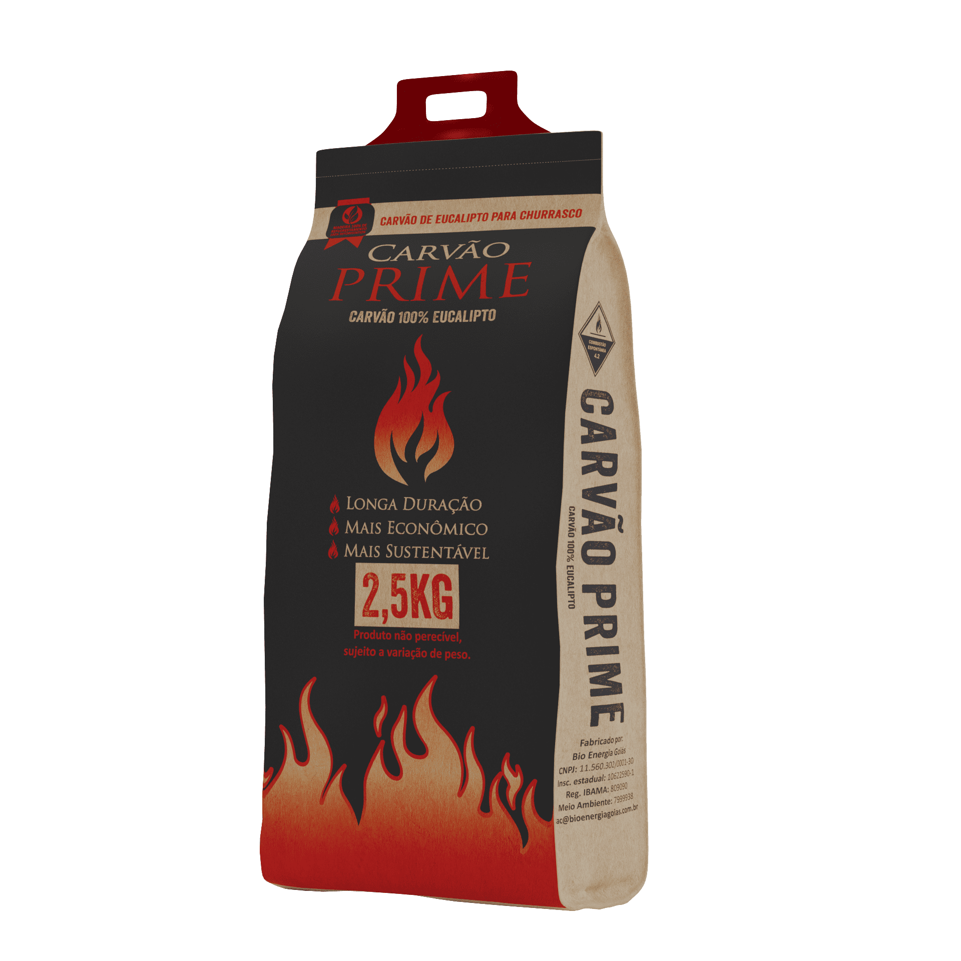 COMPRAR CARVÃO PRIME DE EUCALIPTO SELECIONADO 2,5 KG CARVÃO PRIME DE EUCALIPTO SELECIONADO 2,5 KG